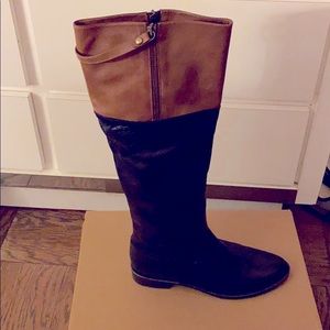 Brand New Stuart Weitzman two tone riding boot